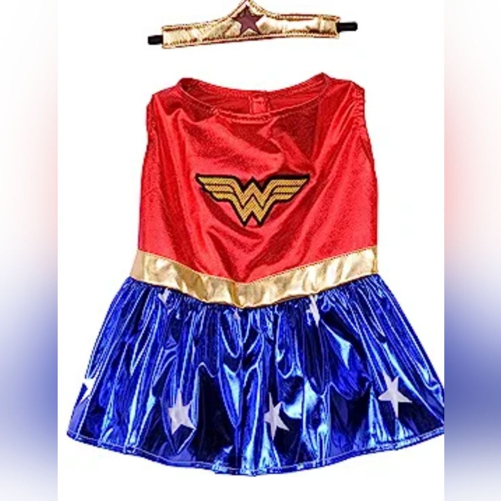 NEW! Rubies Wonder Woman - Small Dog Pet Costume NWT sz small. - Picture 4 of 11